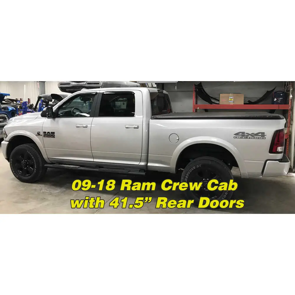 thumbnail interactive-video image 1 of KEYPARTS Rear Door Rocker Panel Pair For 2002-2009 Dodge Ram Quad Cab & Mega Cab (1583-107 / 1583-108) 1 of 3