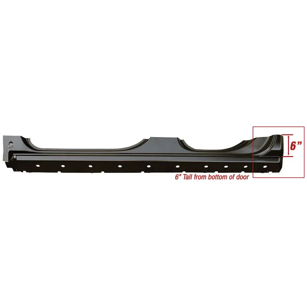 2014-2018 GMC Pickup Sierra Double Cab Rocker Panel - OE Style  - Left Side