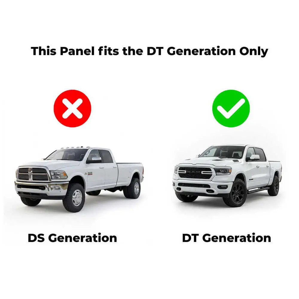 2019-2026 Dodge Ram 1500 Pickup Truck Crew Cab Corner, Right Side