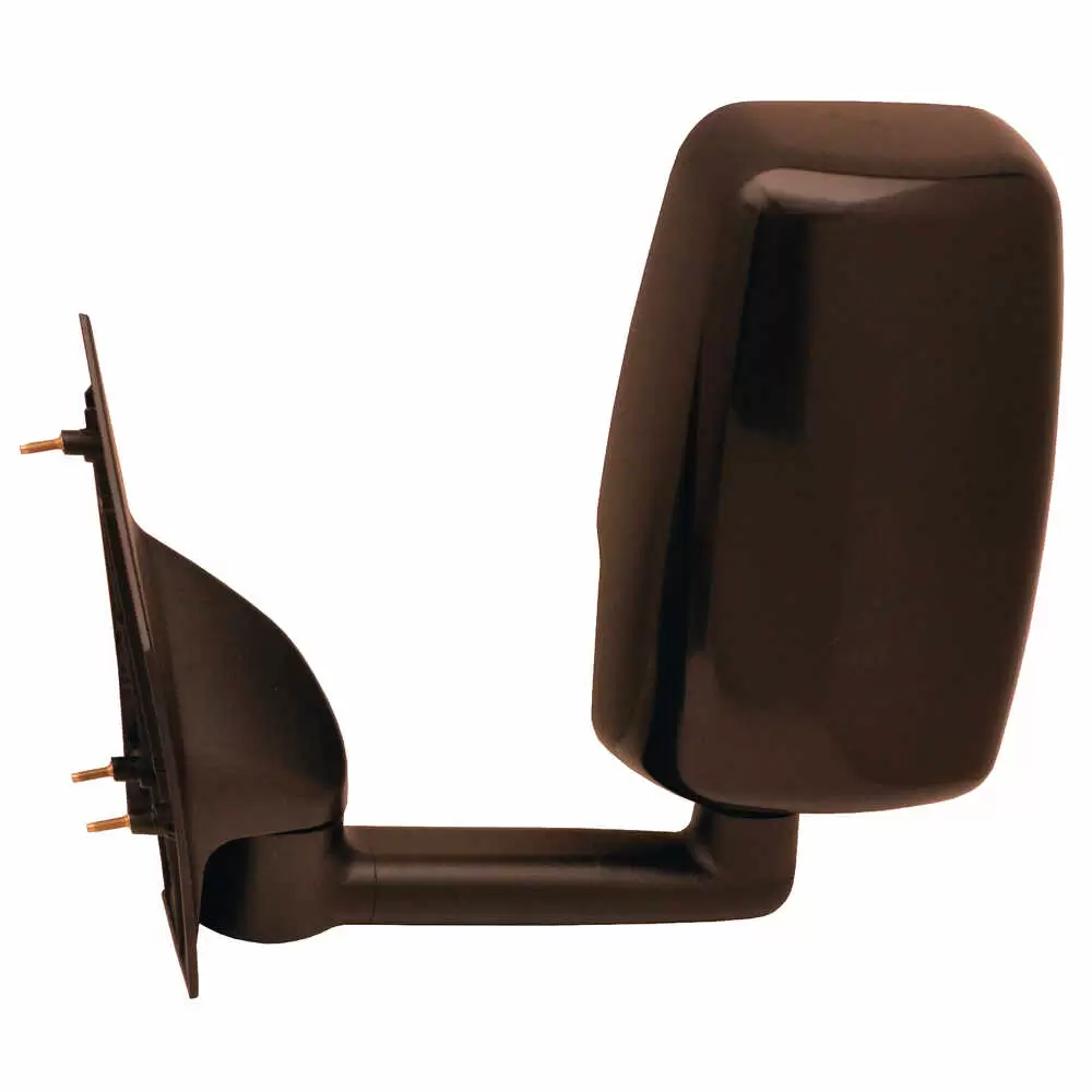 2020 Deluxe Manual Mirror Assembly for 102" Body v - Black - Left side Velvac 714549