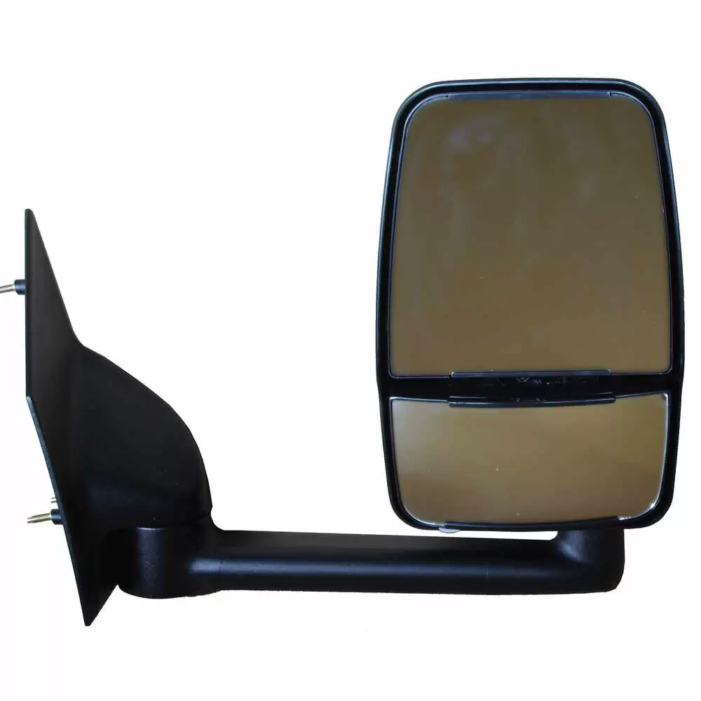2020 Deluxe Manual Mirror Assembly for 86" Body, Black - Right/Passenger Side