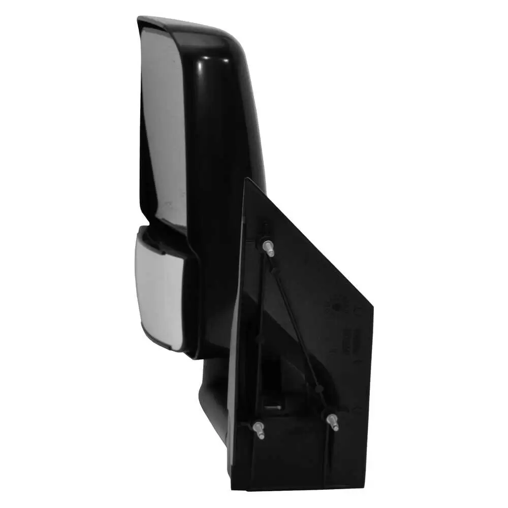 2020 Deluxe Manual Mirror Assembly for 96" Body - Driver side That Fits 97-On G3500/Express & Savana - Black - Left Side Velvac 714547