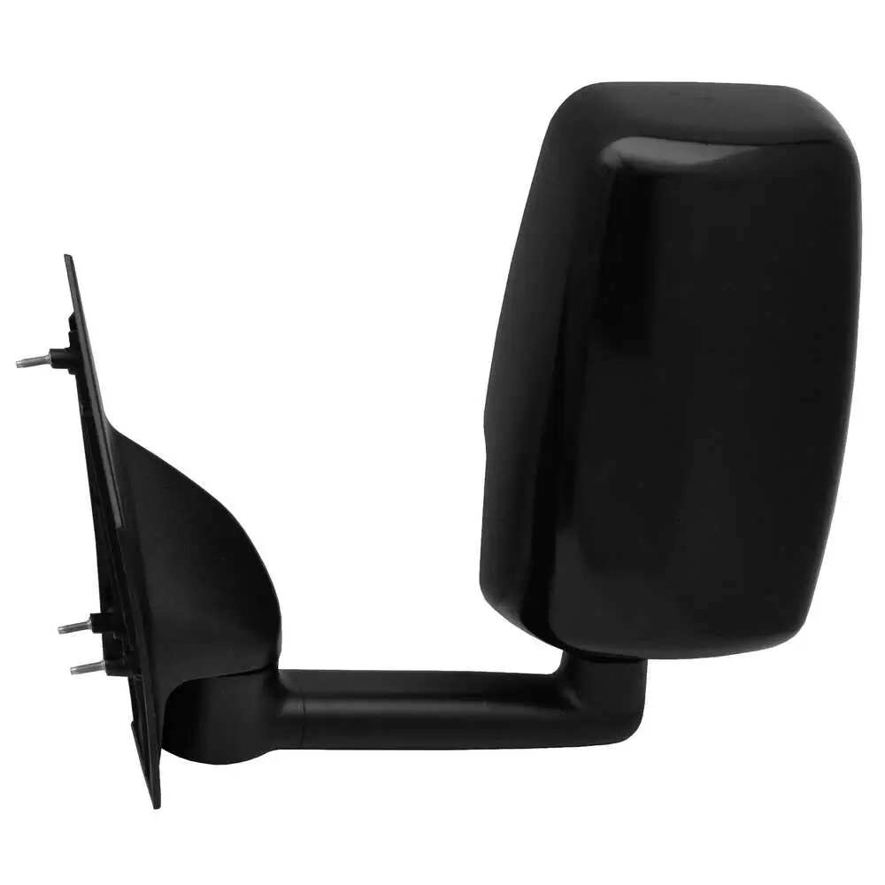 2020 Deluxe Manual Mirror Assembly for 96" Body - Driver side That Fits 97-On G3500/Express & Savana - Black - Left Side Velvac 714547