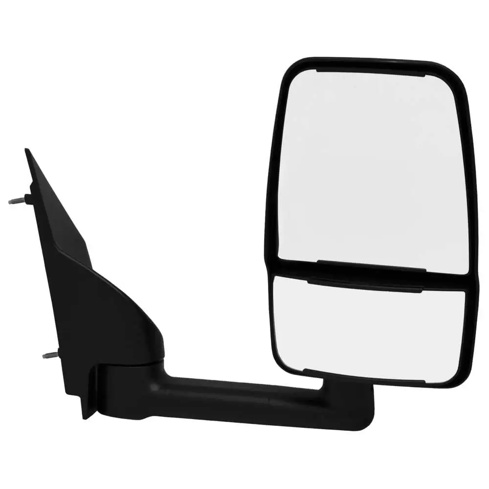 2020 Deluxe Remote Mirror Assembly for 96" Body that fits 1997-On G3500 Express, Savana Vans & Cutaways - Black - Right Side Velvac 714552
