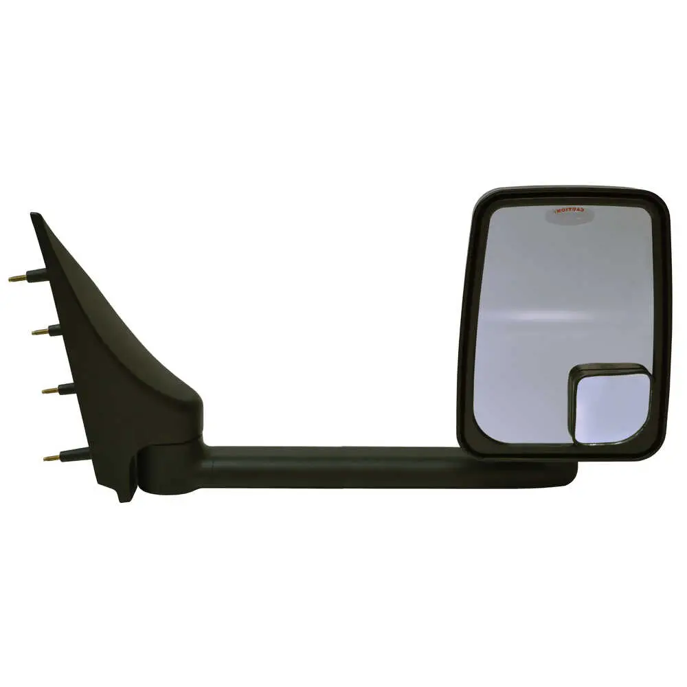 2020 Standard Black Heated Remote Mirror Assembly for 102" Body, Black - Pair - Fits 03-on Ford E-Series