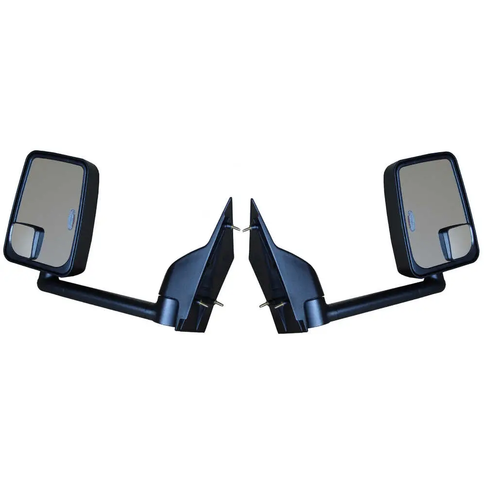 2020 Standard Manual Mirror Assembly for 102" Body Width, Black - Pair - Fits GM 