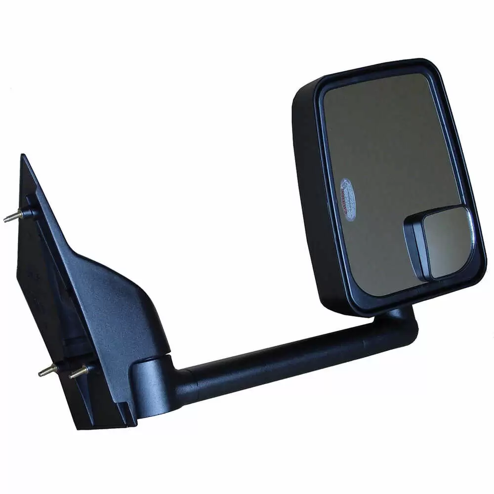 2020 Standard Manual Mirror Assembly for 86" Body - Black - Right - Velvac 714602