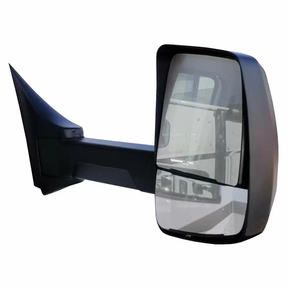 2020XG Deluxe Manual Mirror Assembly for 102" Body Width - Passenger side - Black - Right - Velvac 715936