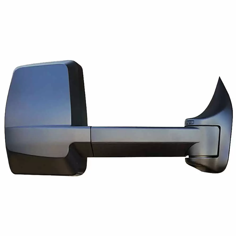 2020XG Deluxe Manual Mirror Assembly for 102" Body Width - Passenger side - Black - Right - Velvac 715936