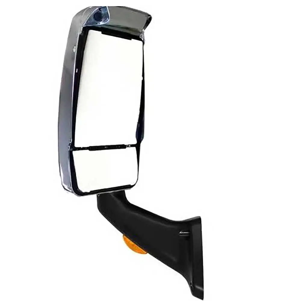 2025 Euromax System Head, Camera, Chrome Head/Black Arm, Lighted, Left Side - Heated Glass