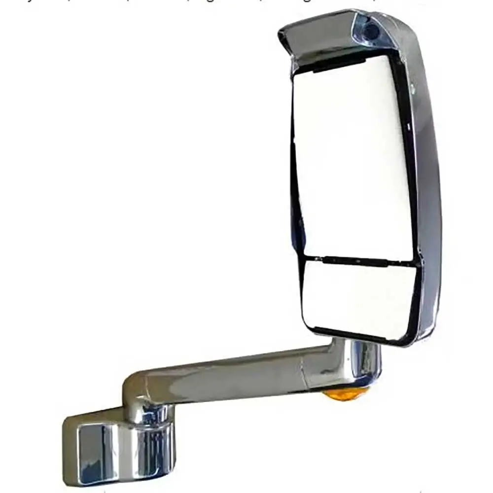 2030 Euromax System Head, Camera, Chrome, 14" Lighted Arm, Right Side - Heated Glass