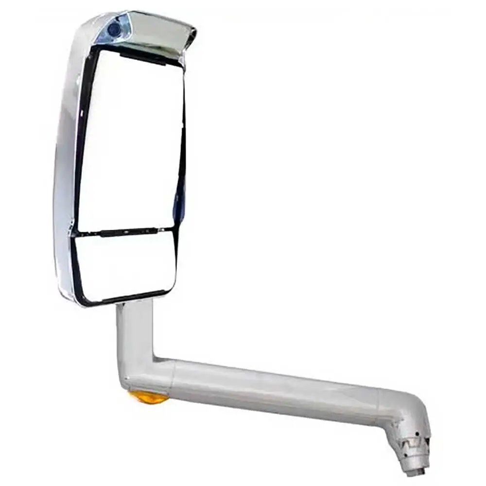 2030 Euromax System Head, Camera, Chrome, 17" Lighted Arm with 9" Radius Base, Left Side - Heated Glass