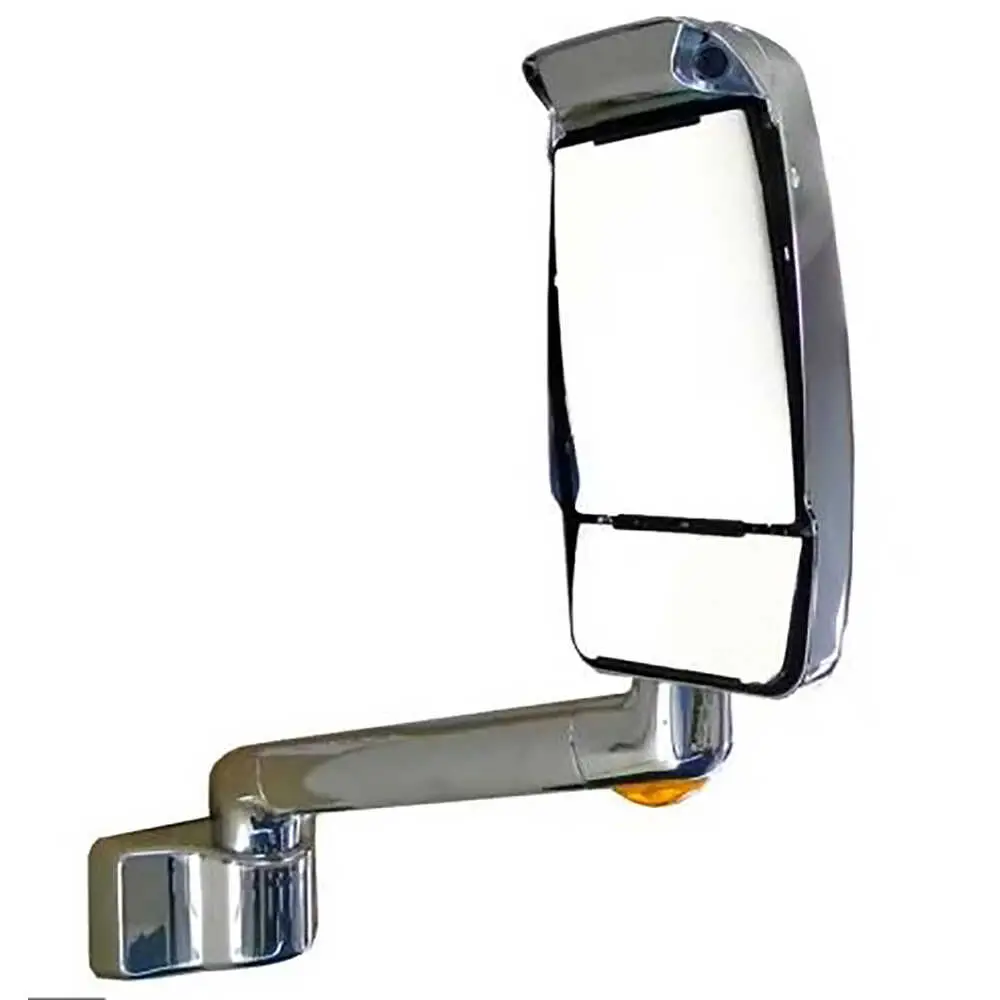 2030 Euromax System Head, Camera, Chrome, 17" Lighted Arm, Right Side - Heated Glass