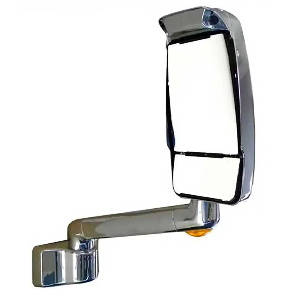 2030 Euromax System Head, Camera, Chrome, 17" Lighted Arm, Right Side - Heated Glass