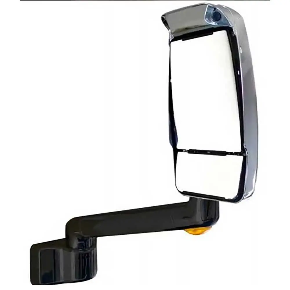 2030 Euromax System Head, Camera, Chrome Head with Black Arm, 14" Lighted Arm, Right Side - Heated Glass