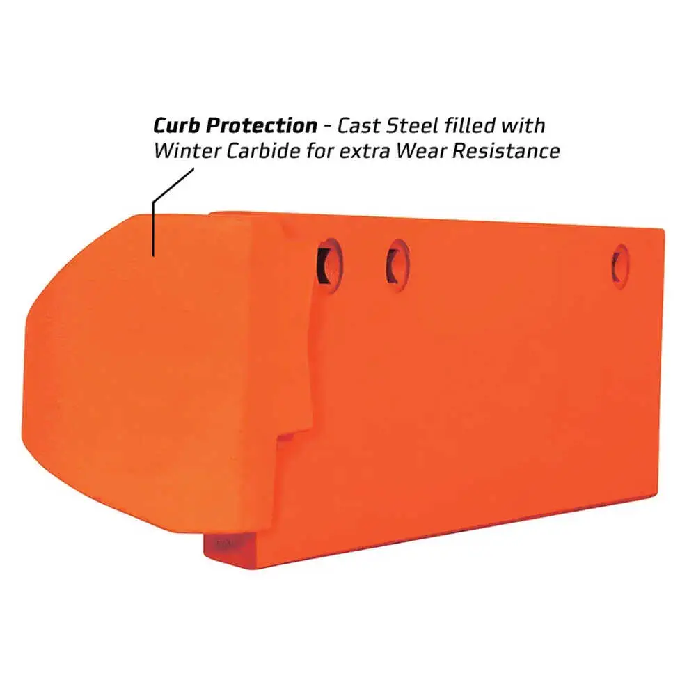 21" x 6" x 1-1/8" Right Winter Heavy-Duty Highway Punch Curb Guard