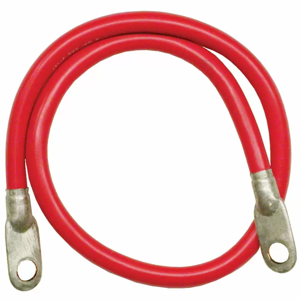 22" Red Battery Cable - Fisher 5799, Meyer 22511, Western 22511 1306340