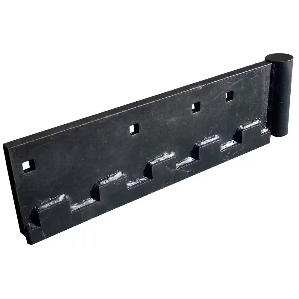 22" x 6" x 3/4" Left Curb Guard for Highway Punch Cutting Edges - Hardox with Carbide Insert and Curb Bar