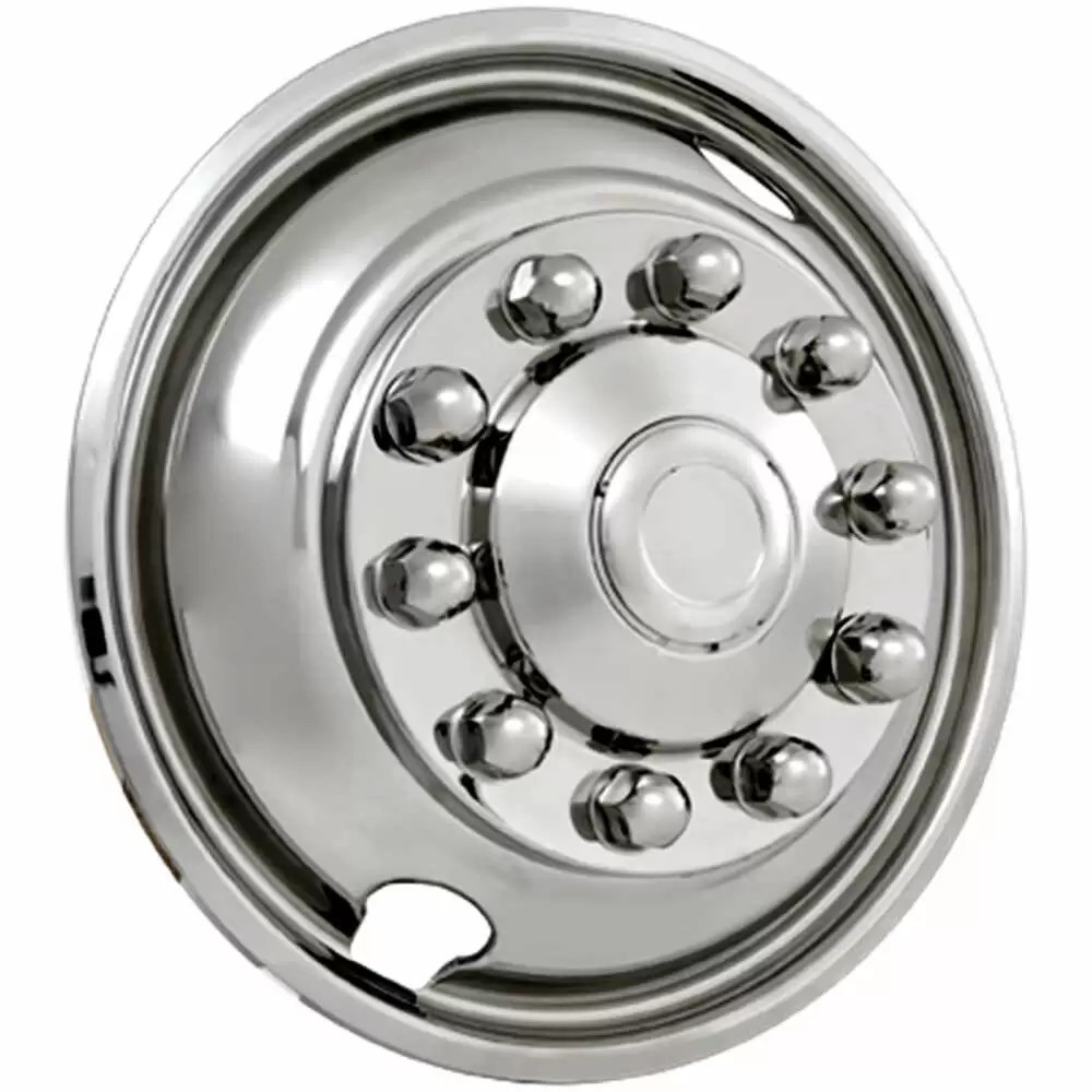 22.5" Stainless Steel Deep Dish Wheel Simulator Set - fits International and Freightliner Phoenix NH252