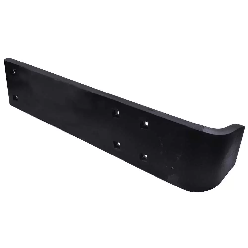 23" x 6" x 3/4" Curb Guard for Highway Punch Cutting Edges - 6 Square Holes, 5/8" - Universal