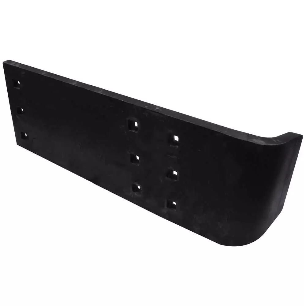 23" x 8" x 3/4" Curb Guard for Highway Punch Cutting Edges - 9 Square Holes, 5/8" - Universal