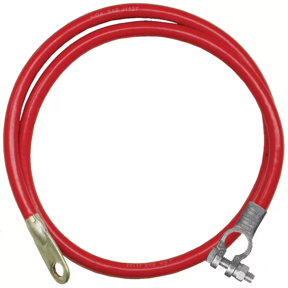 25" Top Post Battery Cable, 4 Ga.
