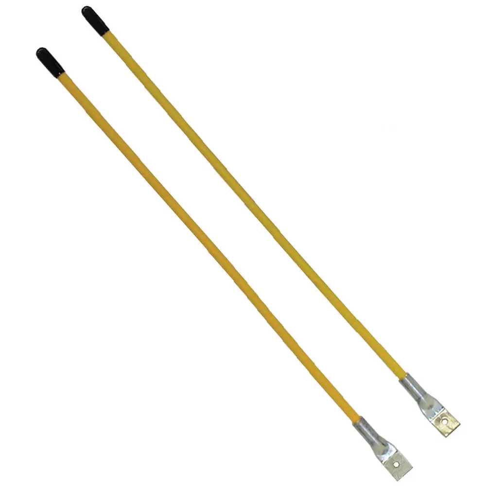 26" Yellow Blade Guide Kit Includes Mounting Hardware (Pair) - Replaces Meyer - 09916 1308005