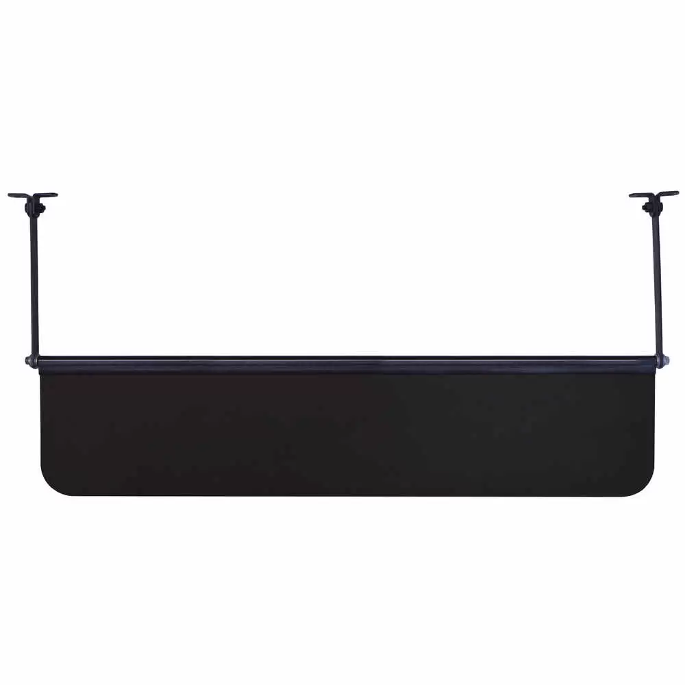 28" x 6" Transparent Smoke Color Sun Visor