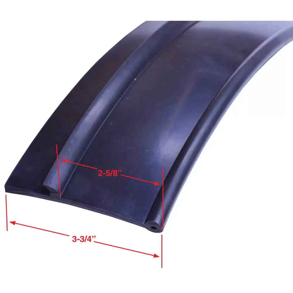 3-3/4"W Rubber Fender 52' roll