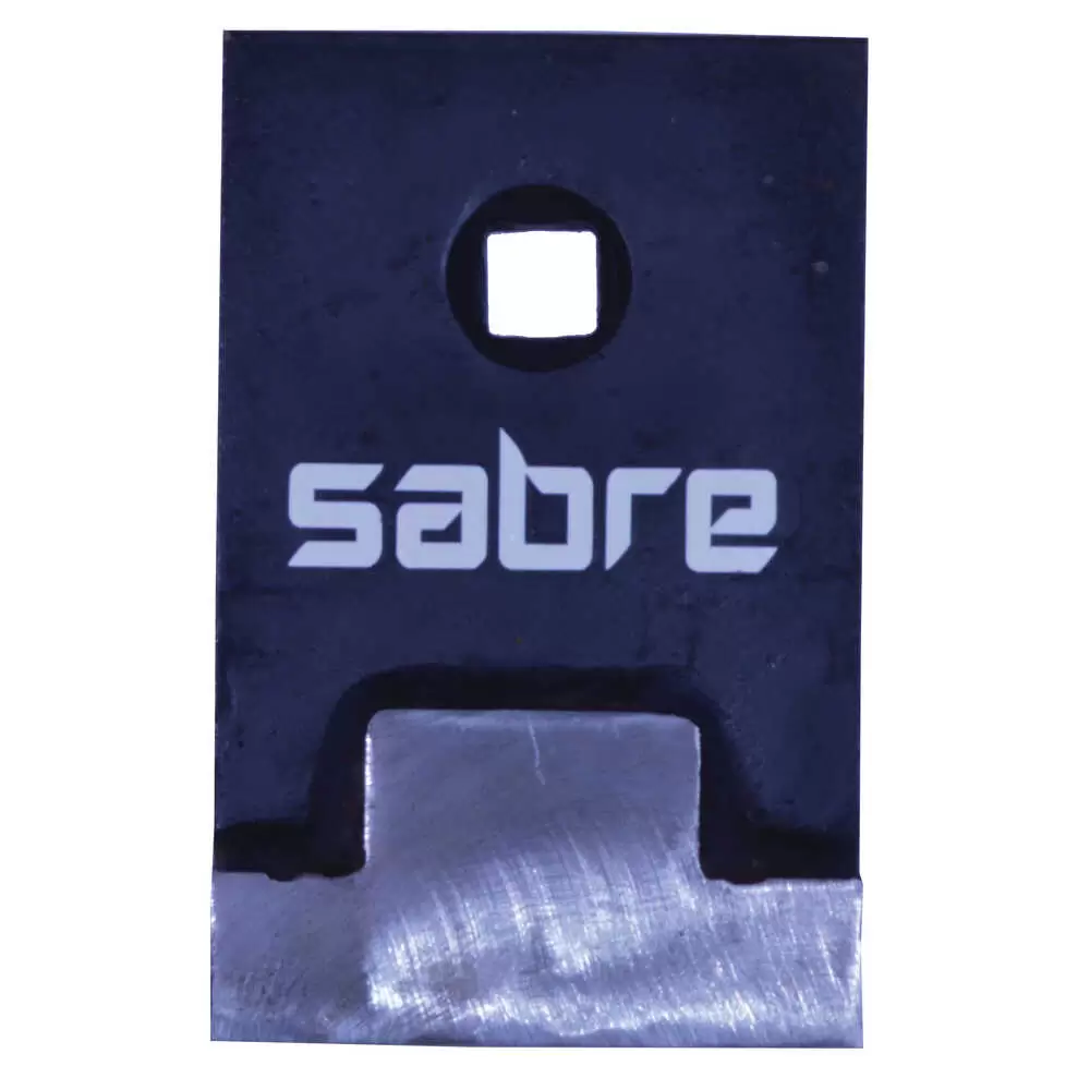 3' x 6" x 3/4" Sabre HD Carbide Highway Punch Cutting Edge with Welded Hardox Cover Blade
