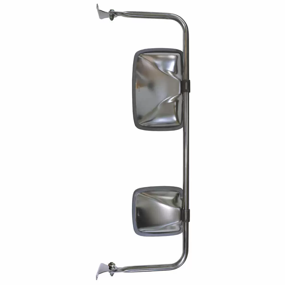 30" Left Stainless Steel Mirror Assembly with Presets - Driver side - Velvac 712369