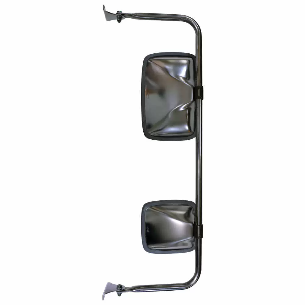 30" Left Stainless Steel Mirror Assembly without Presets - Driver side Velvac 712631