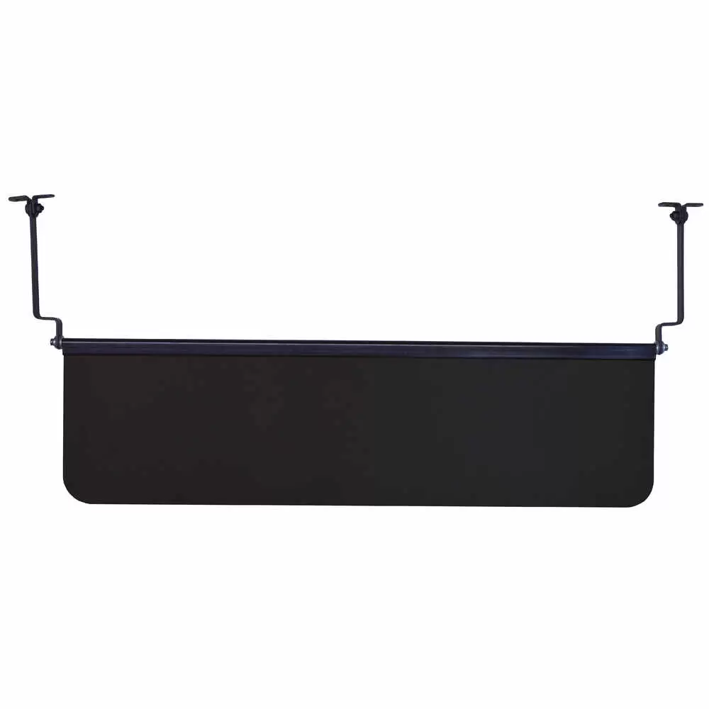 30" x 8" Transparent Smoke Color Sun Visor