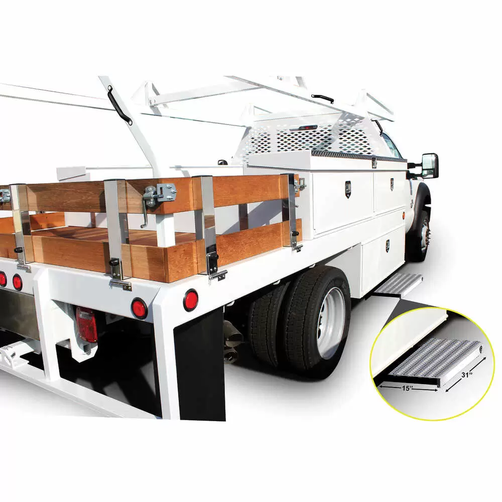 31" Grip Strut Work Truck Hands-Free Step