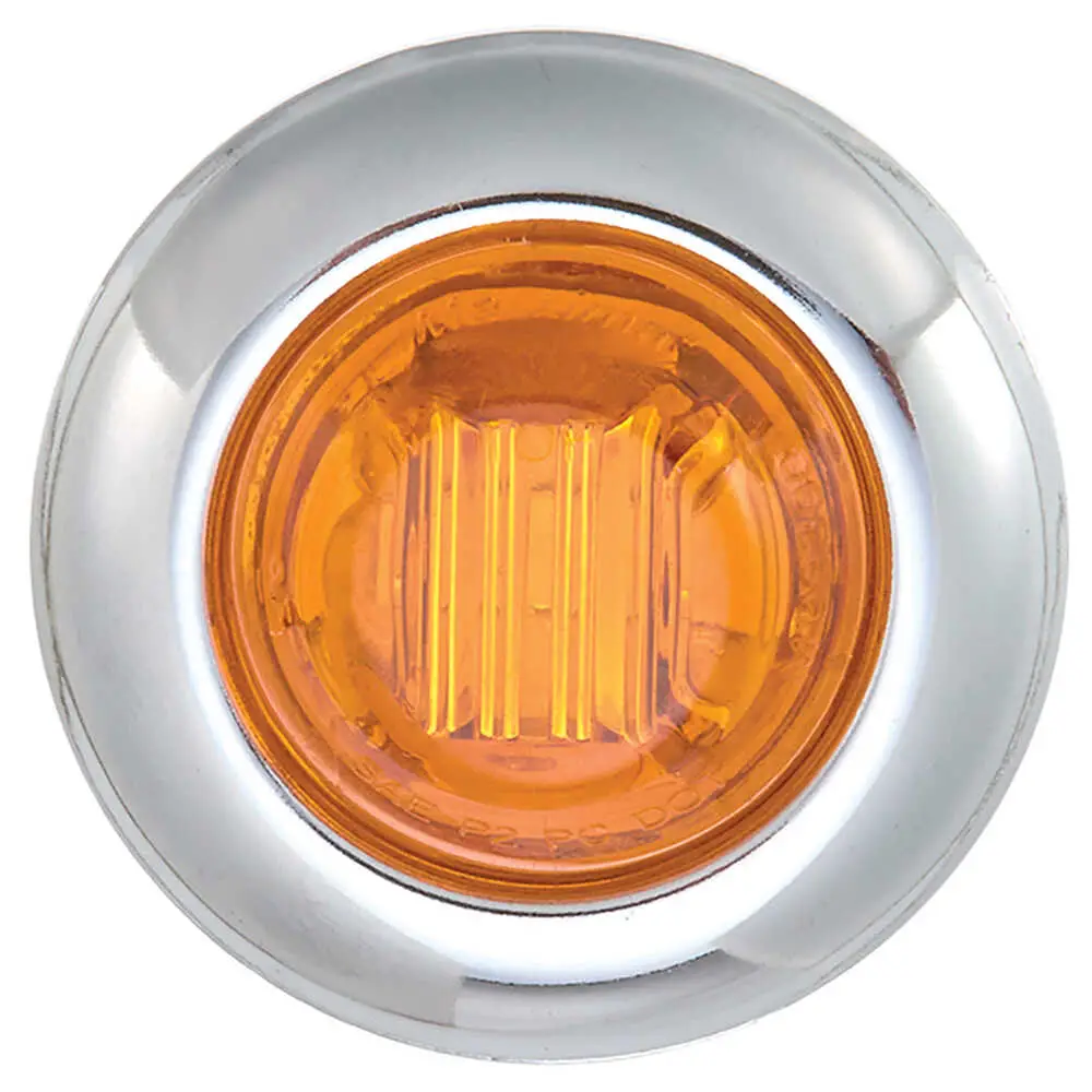 3/4" LED Amber Clearance Marker/Turn Light - 3-Wire