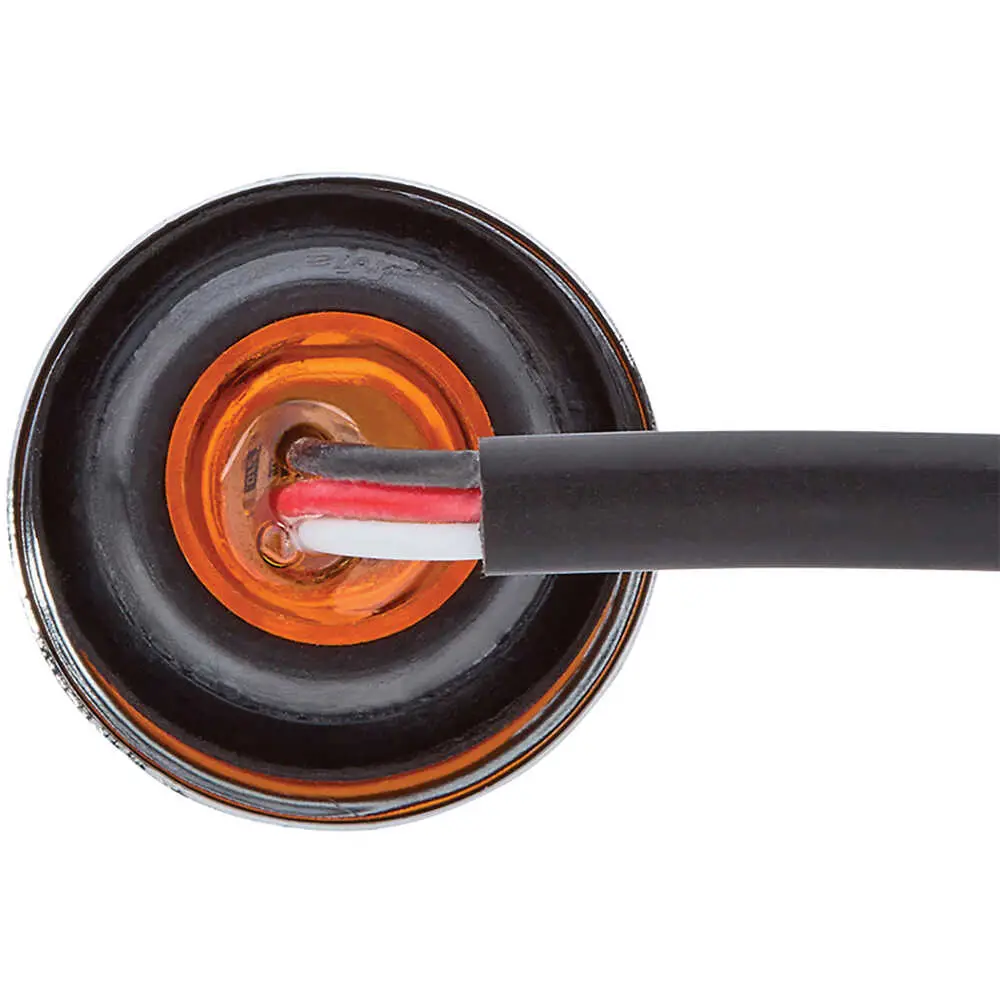 3/4" LED Amber Clearance Marker/Turn Light - 3-Wire