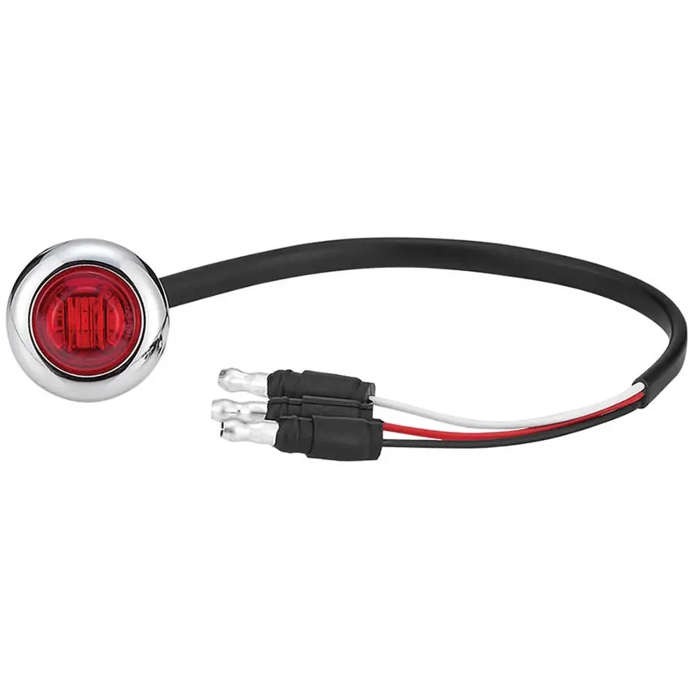 3/4" LED Red Clearance Marker/Stop/Tail/Turn Light - 3-Wire