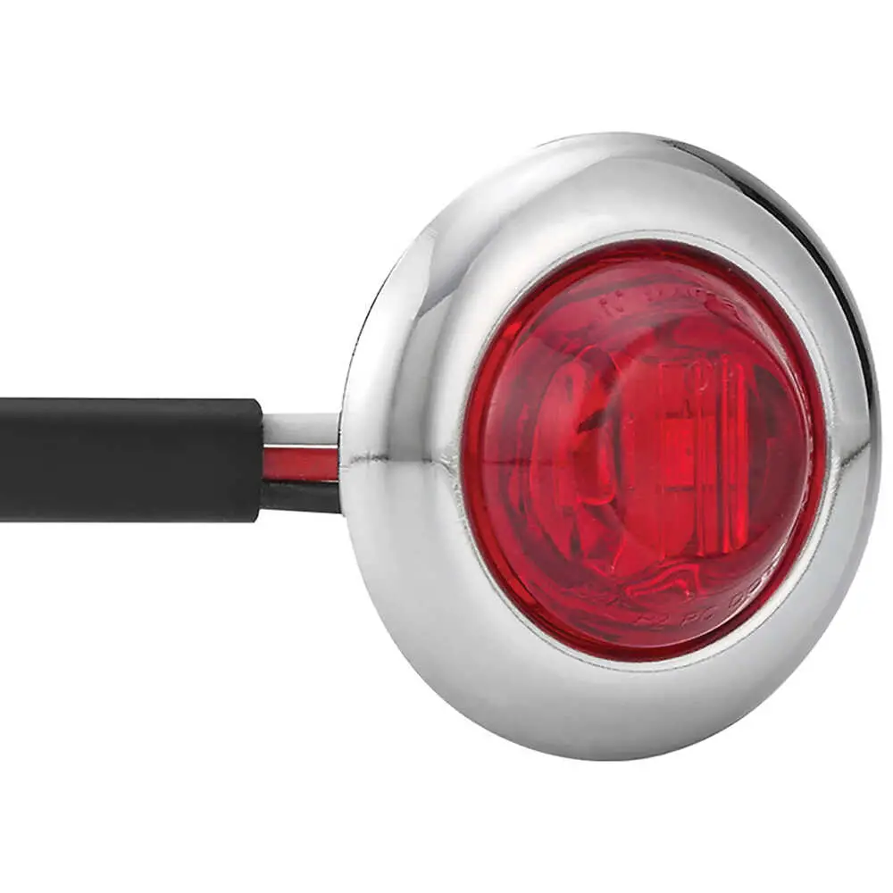 3/4" LED Red Clearance Marker/Stop/Tail/Turn Light - 3-Wire