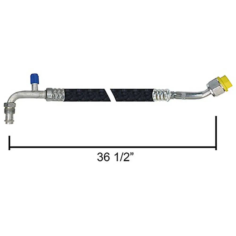 36-1/2" A/C Hose Assembly - #10, Evaporator to Compressor - Morgan Olson

