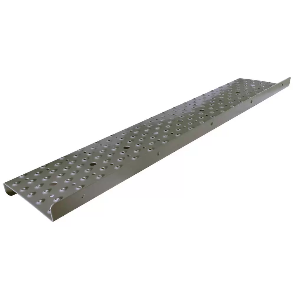 36.5" x 9.75" Steel Step, Argent Silver - Fits Freightliner