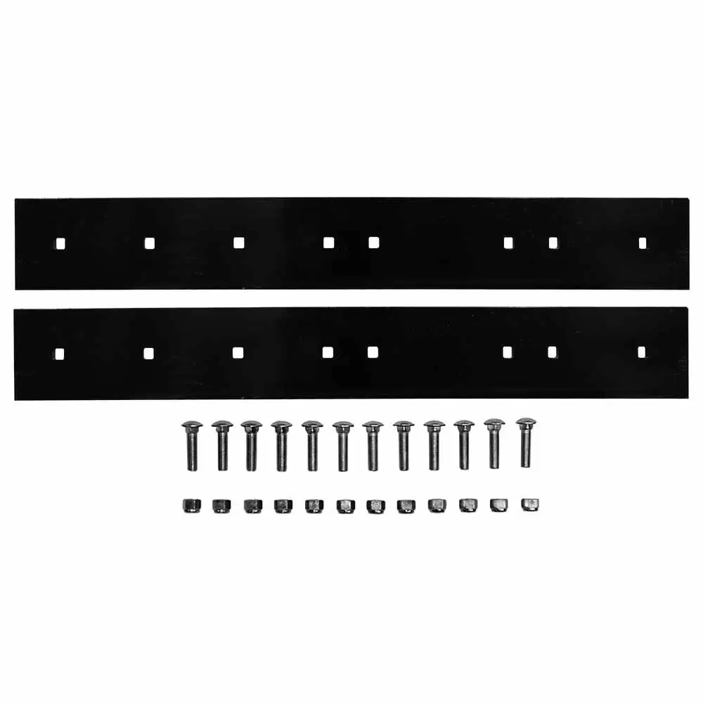3.75' x 6" x 1/2" High Carbon Steel Cutting Edge Center Punch Blade Kit, 2 Pieces - Diamond