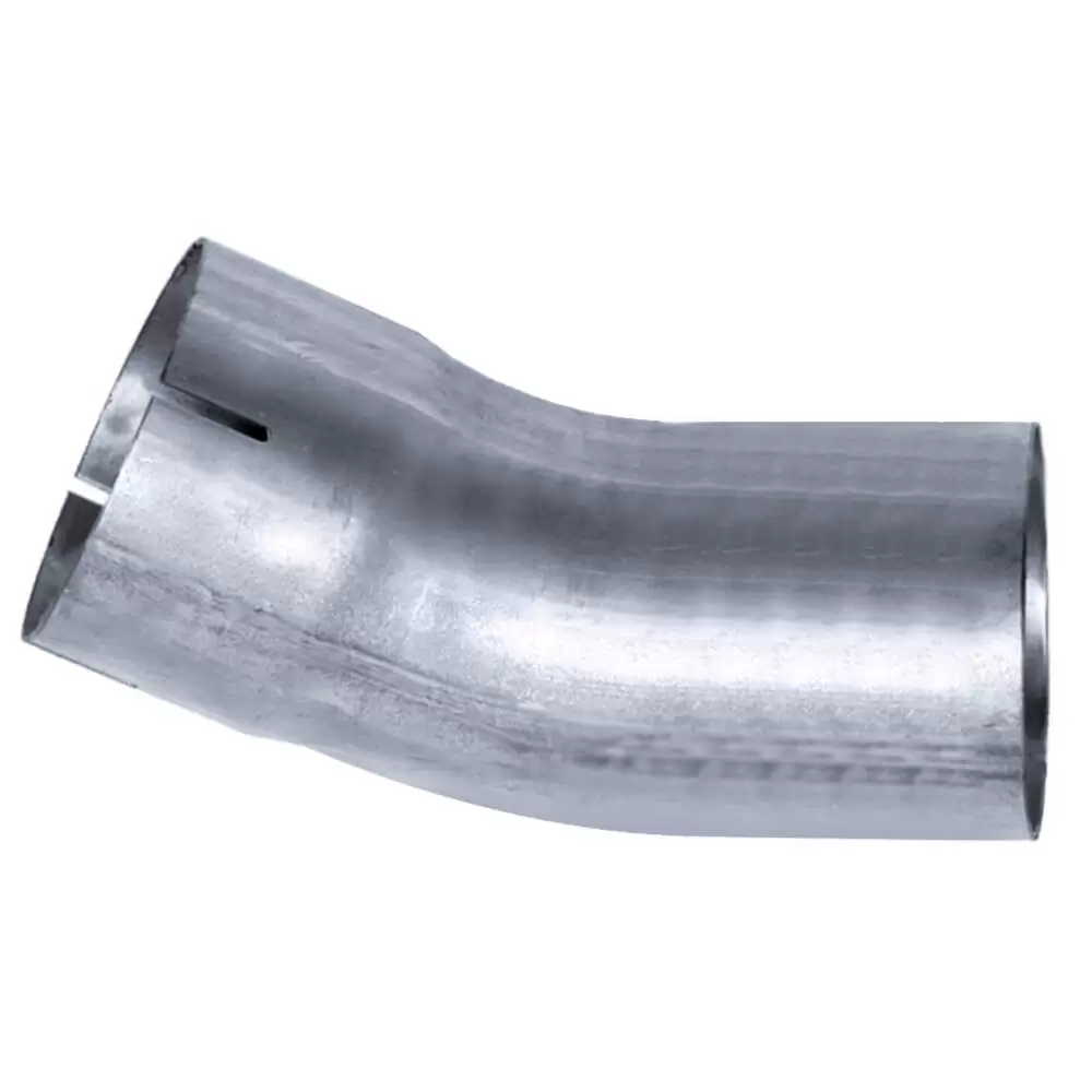 4" 30-Degree Aluminized Exhaust Pipe Elbow with 4 " Legs