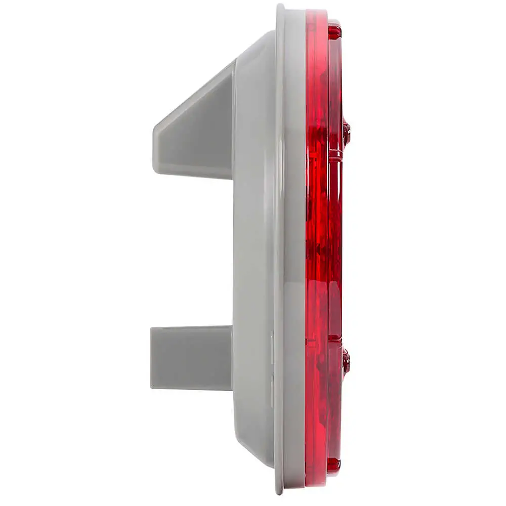 4" Led Red Round Park/Front & Rear Turn Lamp, 6 Diodes for Stepvans