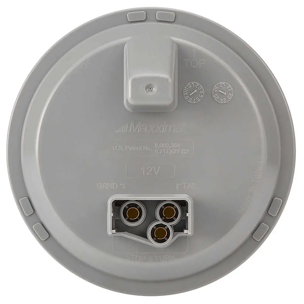 4" Led Red Round Park/Front & Rear Turn Lamp, 6 Diodes for Stepvans