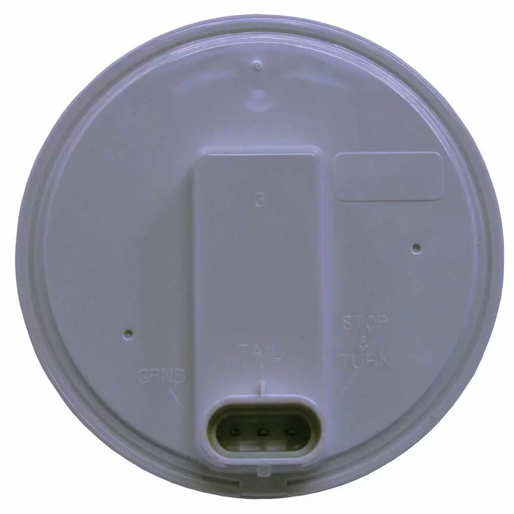 4" LED Round Clear Back Up Light with Black Grommet - Truck-Lite