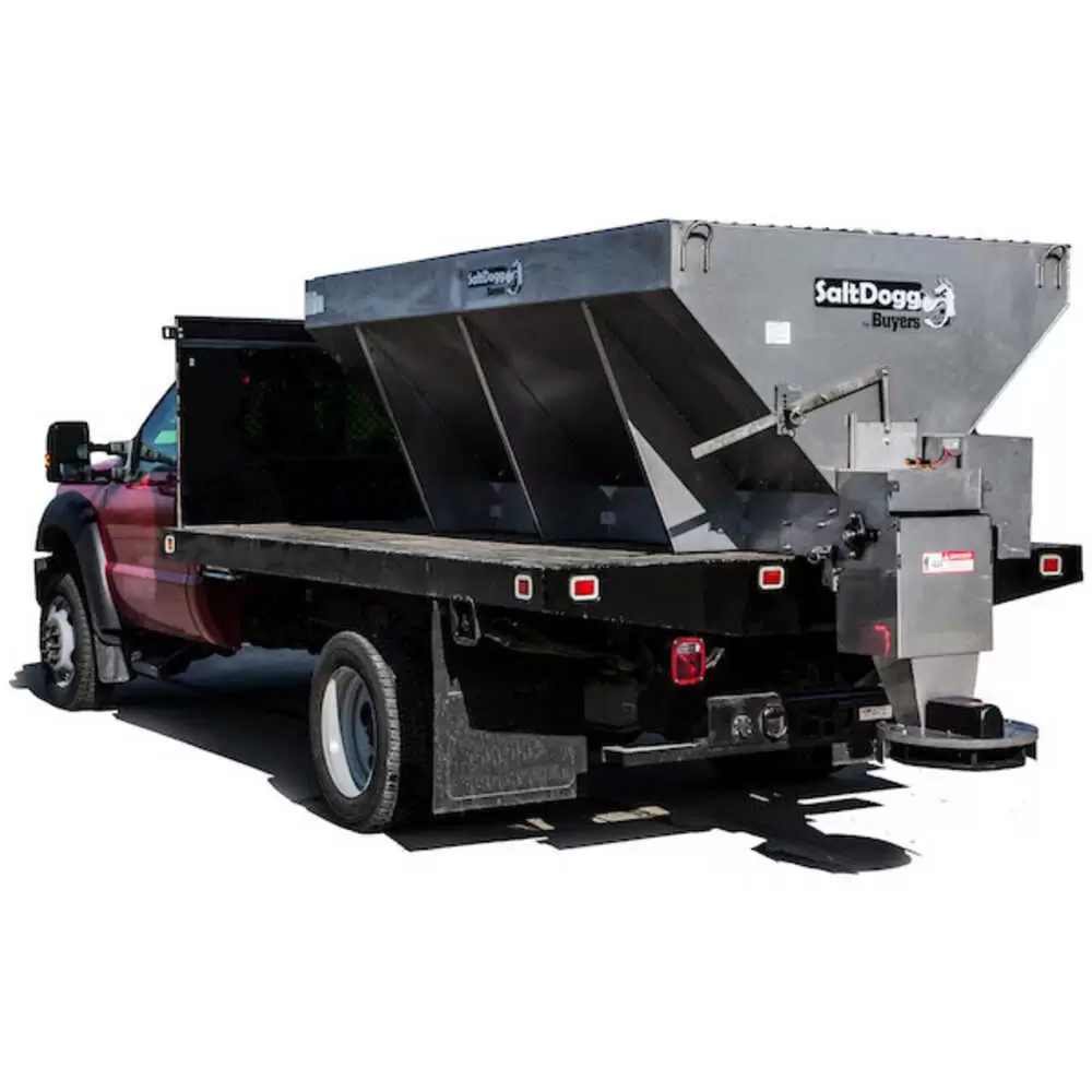 4.0 Cu.Yd. Electric Conveyor Chain Municipal Hopper Spreader - Buyers SaltDogg