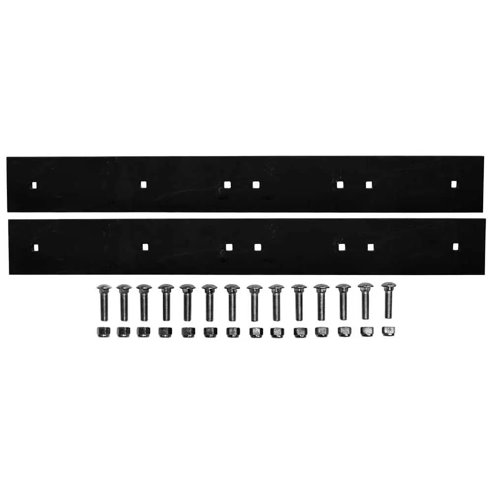 4.25' x 6" x 1/2" High Carbon Steel Cutting Edge Center Punch Blade Kit, 2 Pieces - Diamond