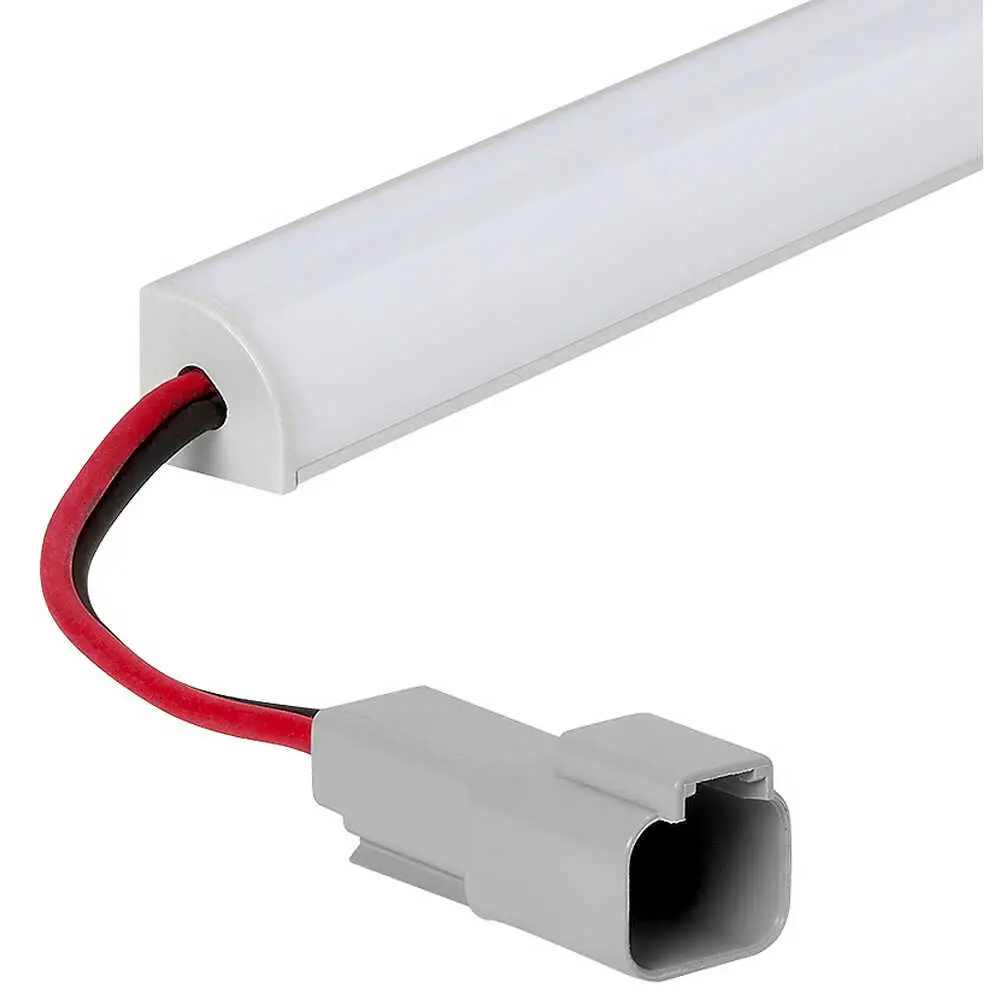 45 Degree Rigid White Linear Interior Strip Light, 48"