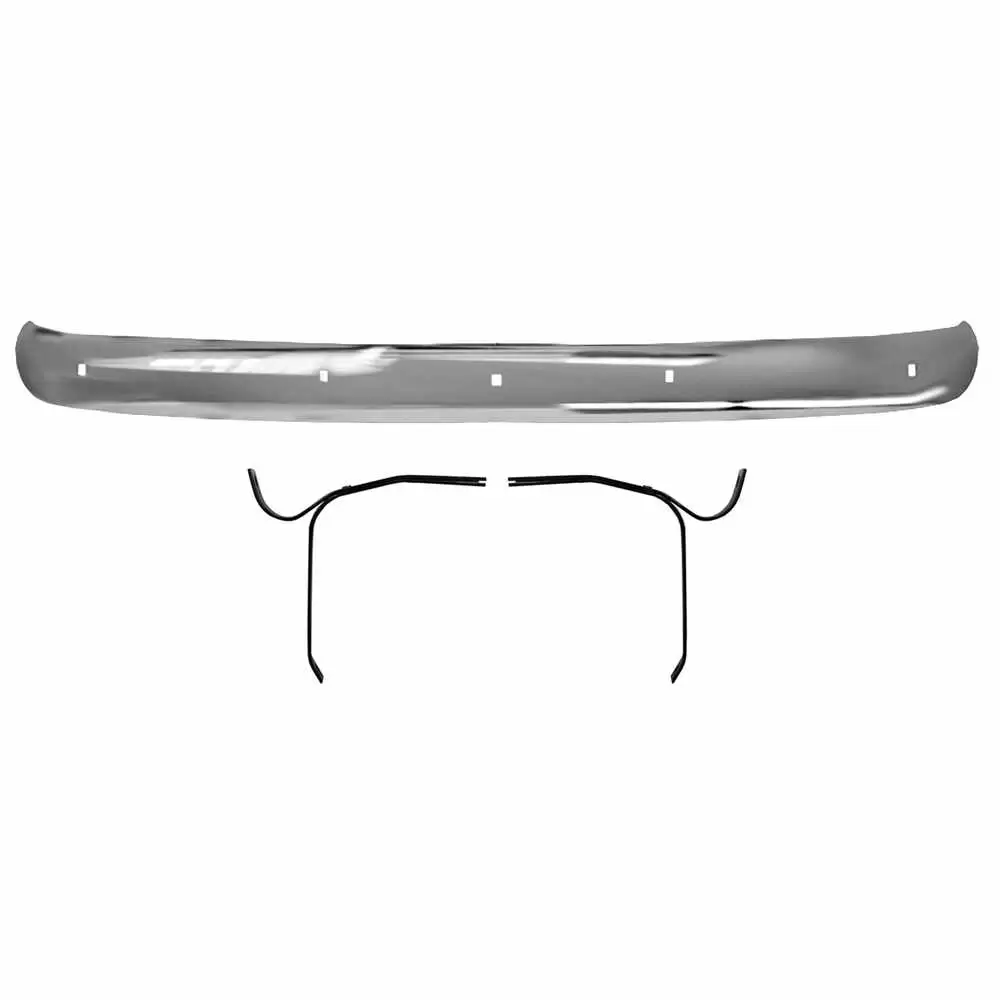 47-55 Chevrolet Pickup Truck CK Front Chrome Bumper and Brackets Kit.