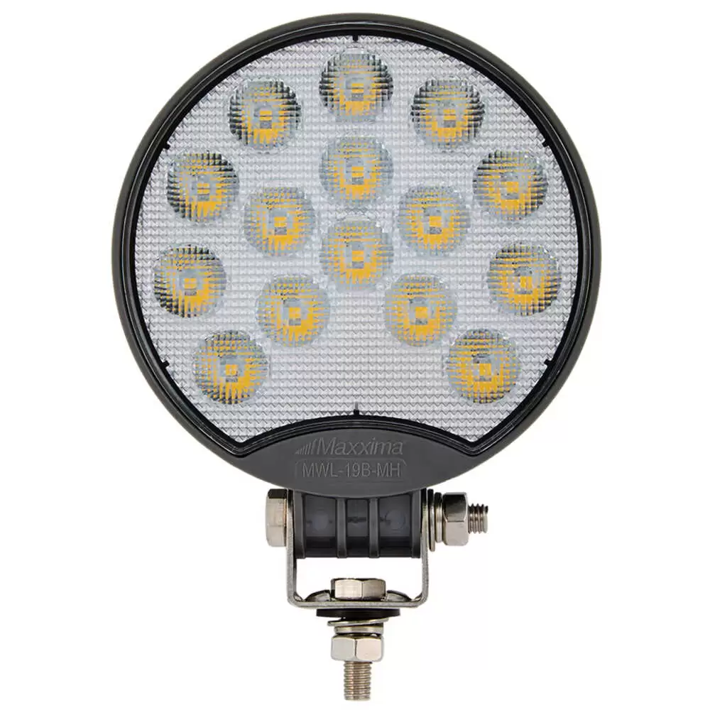 4.8" Round 15 LED Heated Work Light with MaxxHeat Heated Lens Technology